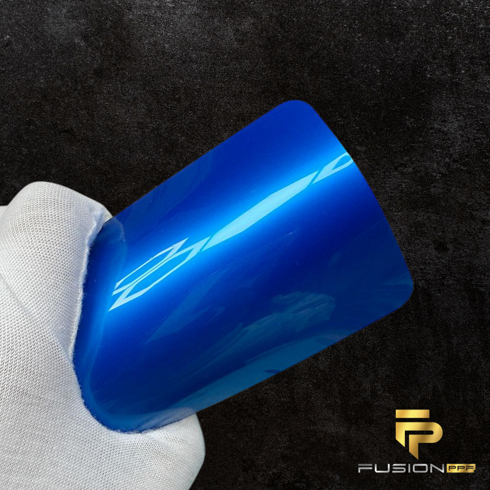CHROME METAL BLUE