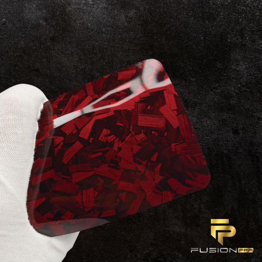 FORGED CARBON RED
